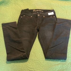 Gap Premium Skinny corduroy black pants NWT